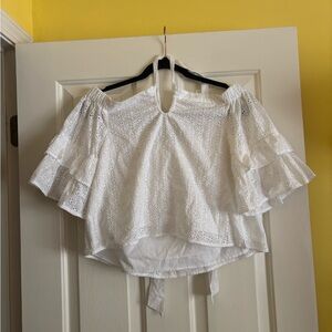 White Off Shoulder Blouse